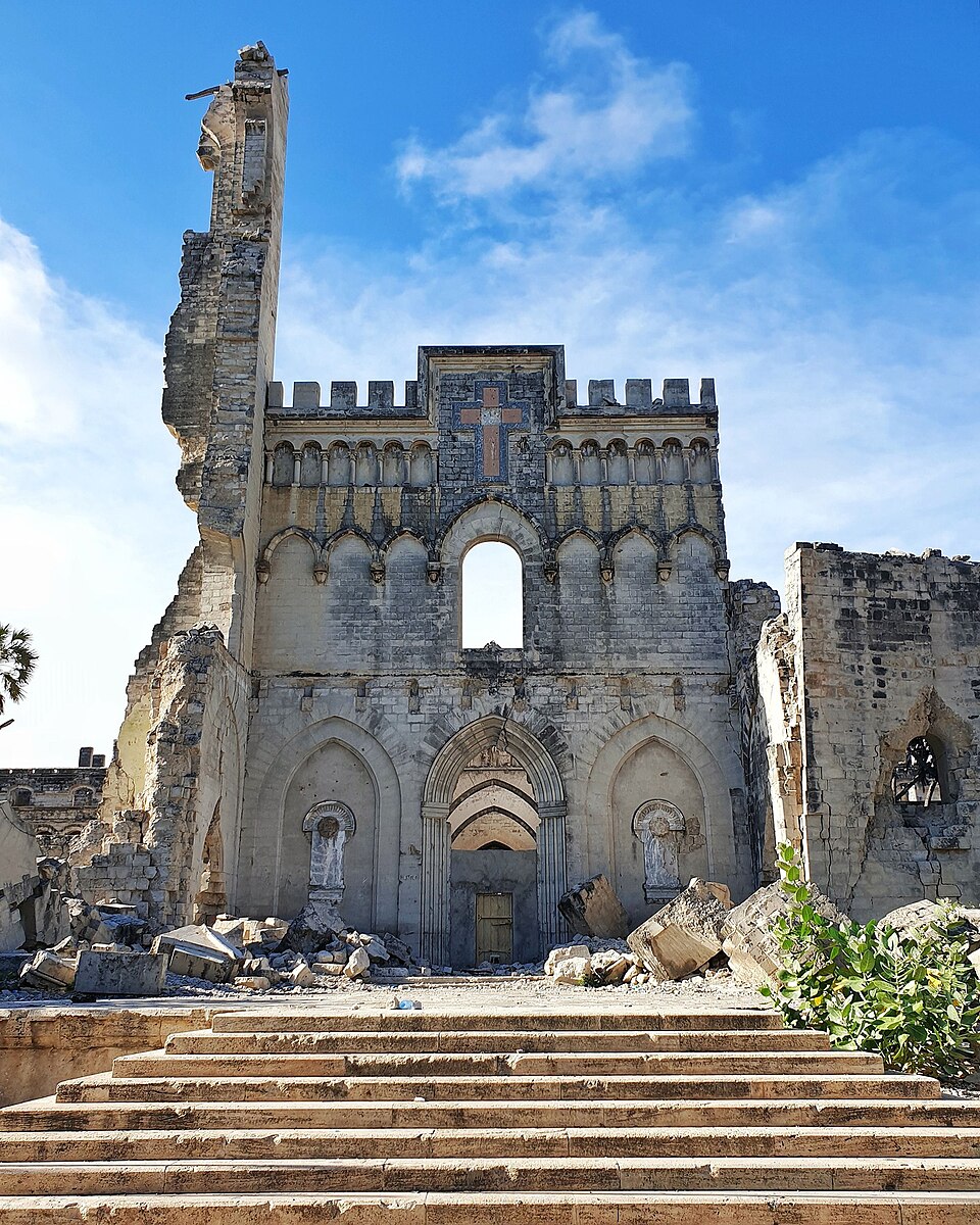 The Italian-built cathedral of Mogadishu, early 20th century