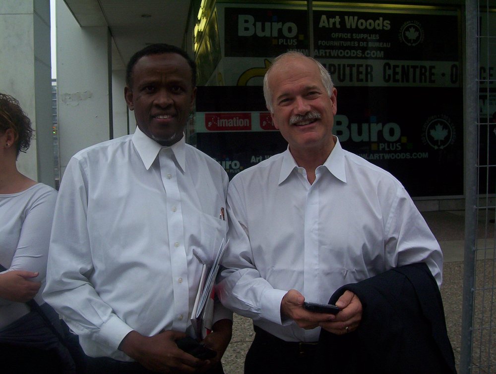 With Jack Layton NDP leader Canada