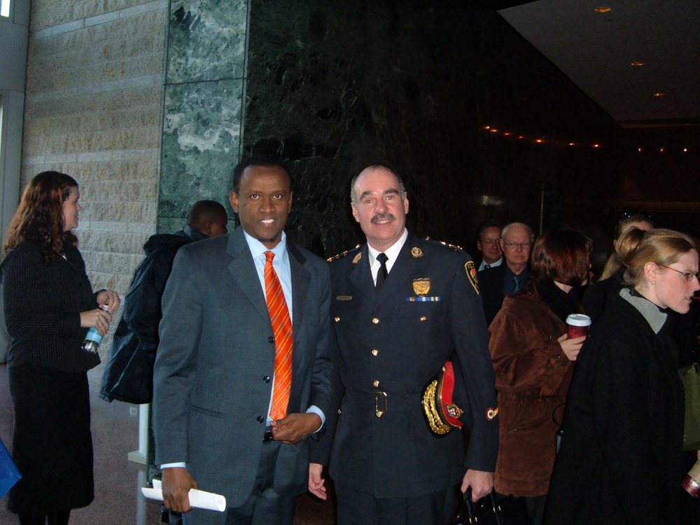 With Chief of Police Ottawa Canada