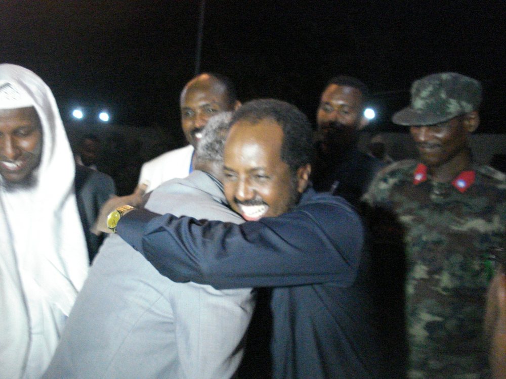 With President Hassan Sheikh Mohamud Somalia