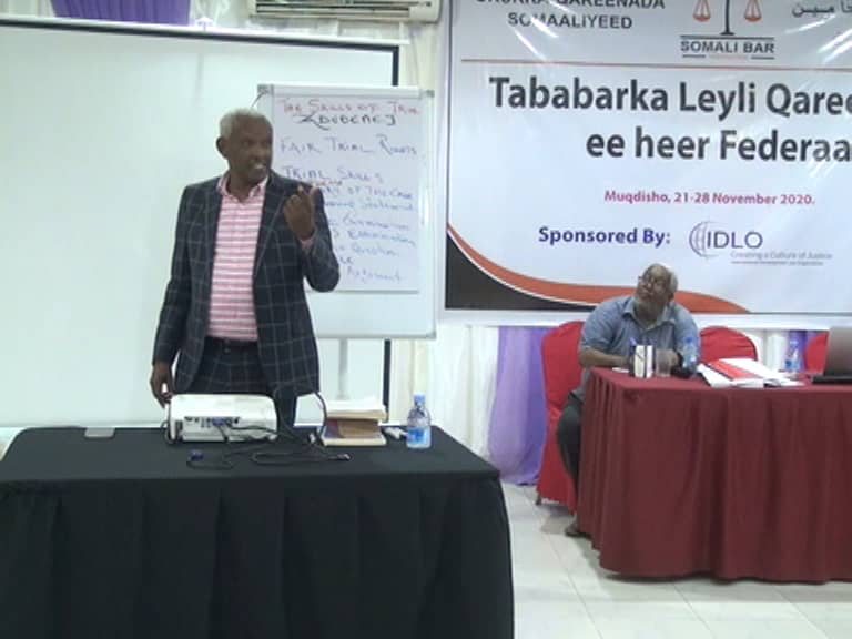 Training lawyers workshop Somalia SICLE