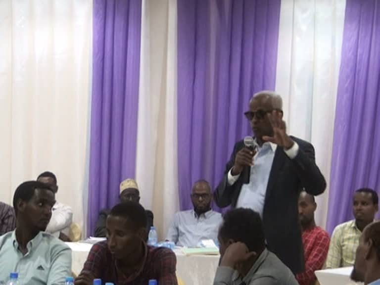 Speaking at event Somalia